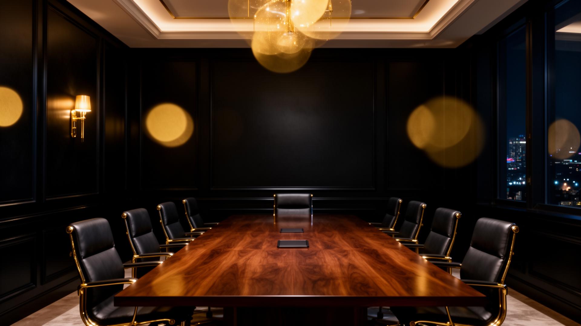 Private equity boardroom